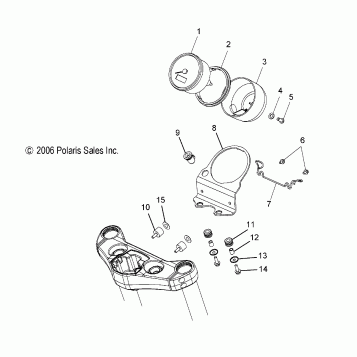 STEERING, SPEEDOMETER - V07XB26/BC26 ALL OPTIONS (49VICSPEEDO07JACK)