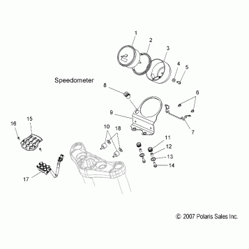 ELECTRICAL, GAUGES and INDICATORS - V08BC26/XB26 ALL OPTIONS (49VICSPEEDO08JP)