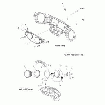 ELECTRICAL, INSTRUMENT CLUSTER/SPEEDOMETER - V10DB36DA/EB36DA ALL OPTIONS (49VICSPEEDO10CC)