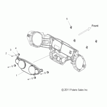 ELECTRICAL, SPEEDOMETER - V16DA36 ALL OPTIONS (49VICSPEEDO12CC)