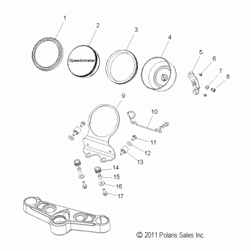 ELECTRICAL, SPEEDOMETER - V15WB36/WW36 ALL OPTIONS (49VICSPEEDO12HB)