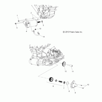 ENGINE, STARTER MOTOR - V15SW36 ALL OPTIONS (49VICSTARTER11VN)