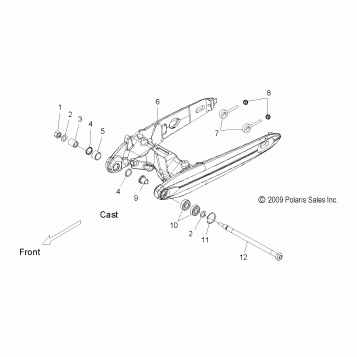 SUSPENSION, SWING ARM - V10HB36DD/HS36DC/BB26DA ALL OPTIONS (49VICSWINGARM10HMR)