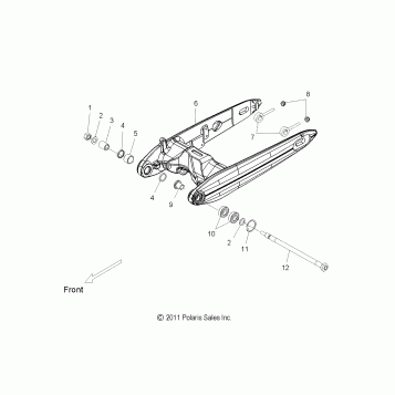 SUSPENSION, SWING ARM - V14MB36 ALL OPTIONS (49VICSWINGARM13S)