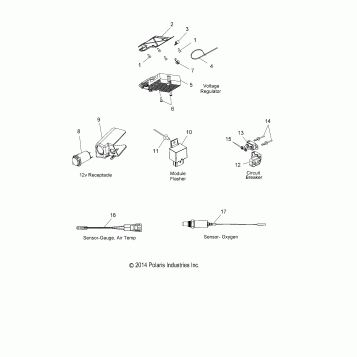 ELECTRICAL, SWITCHES, SENSORS and COMPONENTS 2 - V16DA36 ALL OPTIONS (49VICSWITCHES15CC82)