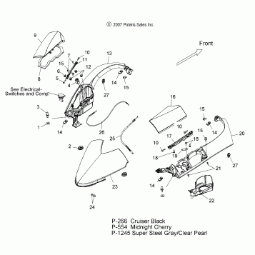 BODY, TANK COVER - V08SB36/SD36 ALL OPTIONS (49VICTANKCVR08VN)