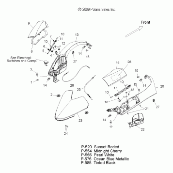 BODY, TANK COVER - V10SD36/SC36/VB36 ALL OPTIONS (49VICTANKCVR10VN)