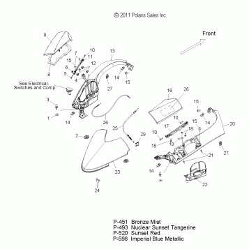 BODY, TANK COVER - V12SW36/AW36 ALL OPTIONS (49VICTANKCVR12VN)