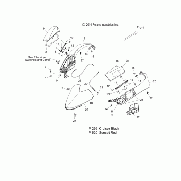 BODY, TANK COVER - V15SW36 ALL OPTIONS (49VICTANKCVR15VN)