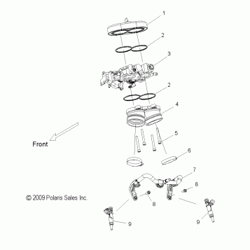 ENGINE, THROTTLE BODY ASM. - V10DB36DA/EB36DA ALL OPTIONS (49VICTHROTTLEBODY10CC)