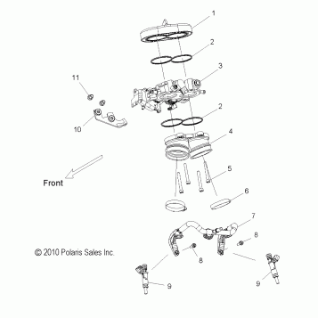 ENGINE, THROTTLE BODY ASM. - V13DW36/TW/KW/ZW ALL OPTIONS (49VICTHROTTLEBODY11CC)
