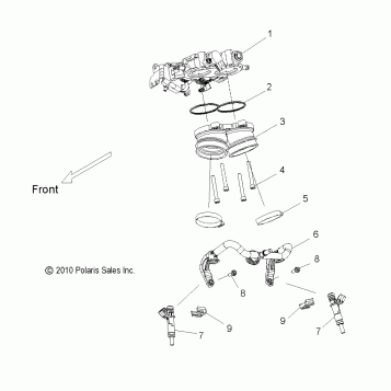 ENGINE, THROTTLE BODY ASM. - V15WB36/WW36 ALL OPTIONS (49VICTHROTTLEBODY11VGS)