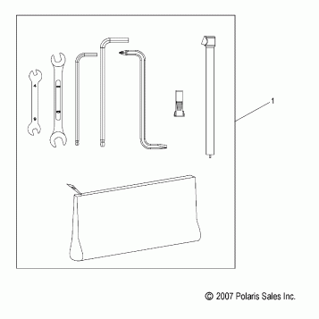 TOOLS, TOOL KIT - V15SW36 ALL OPTIONS (49VICTOOL08VN)