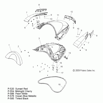 BODY, TRUNK LID ASM. - V10SD36/SC36/VB36 ALL OPTIONS (49VICTRUNK10VN)