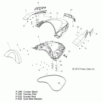 BODY, TRUNK LID ASM. - V13SW36/AW36 ALL OPTIONS (49VICTRUNK13VN)