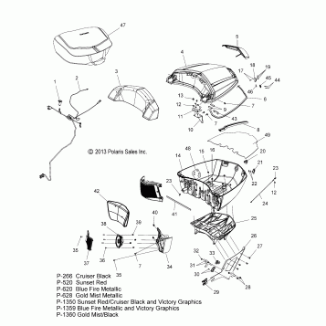 BODY, TRUNK ASM. - V14TW36 ALL OPTIONS (49VICTRUNK14CCT15)