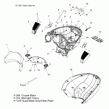 BODY, TRUNK BASE - V08SB36/SD36 ALL OPTIONS (49VICTRUNKBASE08VN)