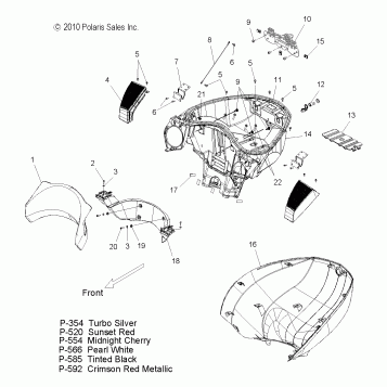 BODY, TRUNK BASE - V11SW36/SA36/AW36 ALL OPTIONS (49VICTRUNKBASE11VN)