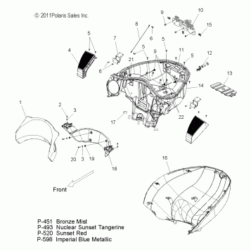 BODY, TRUNK BASE - V12SW36/AW36 ALL OPTIONS (49VICTRUNKBASE12VN)