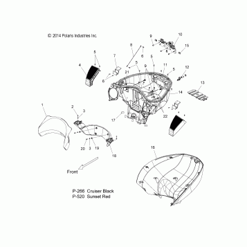 BODY, TRUNK BASE - V15SW36 ALL OPTIONS (49VICTRUNKBASE15VN)