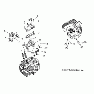 ENGINE, VALVE TRAIN - V08BC26/XB26 ALL OPTIONS (49VICVALVETRN08VEGAS)