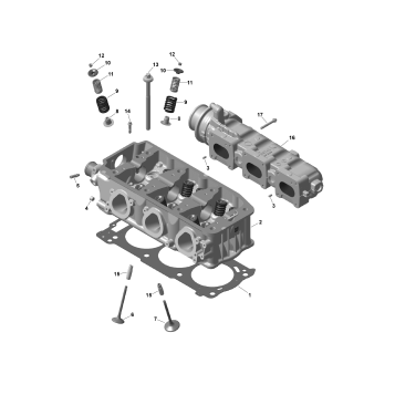 01- ROTAX - Cylinder Head