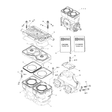 01- Cylinder, Exhaust Manifold
