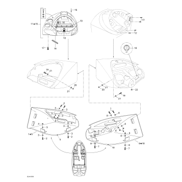 09- Front Console Glove Box