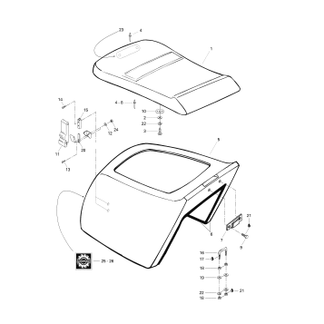 09- Engine Cover And Seat
