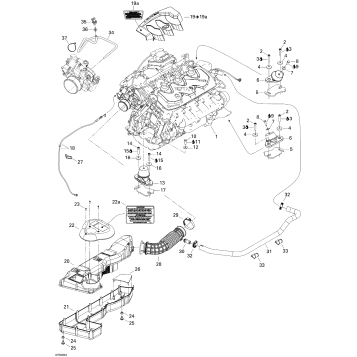 01- Engine And Air Intake Silencer