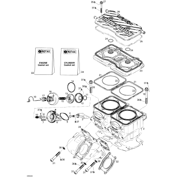 01- Cylinder And Exhaust Manifold