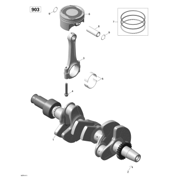01- Crankshaft And Pistons _02R1411