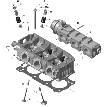 01- ROTAX - Cylinder Head