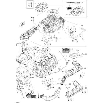 01- Engine And Air Intake Silencer