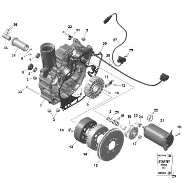 01- ROTAX - Magneto and Electric Starter