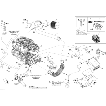 01- Engine And Air Intake Silencer