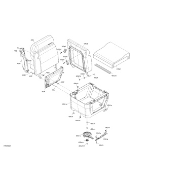 07- FURNITURE - Corner Seat Backrest (LH)