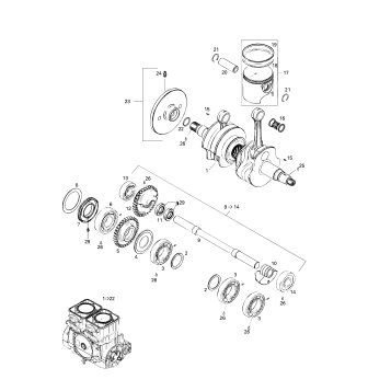 01- Crankshaft And Pistons