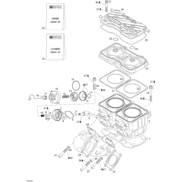 01- Cylinder And Exhaust Manifold
