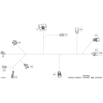 08- Electric - Steering Wiring Harness - 278003894
