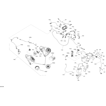 10- Electrical System Engine 1630 HO ACE - Package LTD