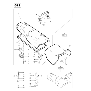 09- Seat And Engine Cover (GTS)