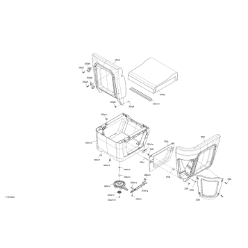 07- FURNITURE - Seat Corner Backrest (RH)