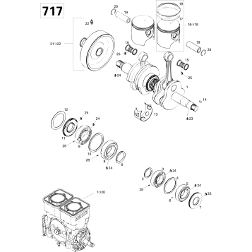 01- Crankshaft And Pistons 717