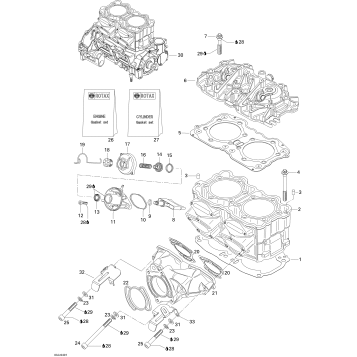 01- Cylinder, Exhaust Manifold