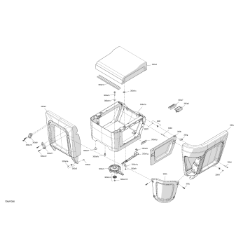 07- FURNITURE - Seat Corner Backrest (RH)