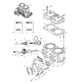 01- Cylinder, Exhaust Manifold