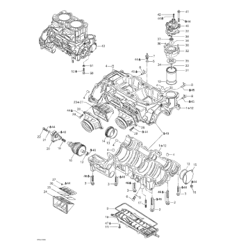 01- Crankcase, Reed Valve