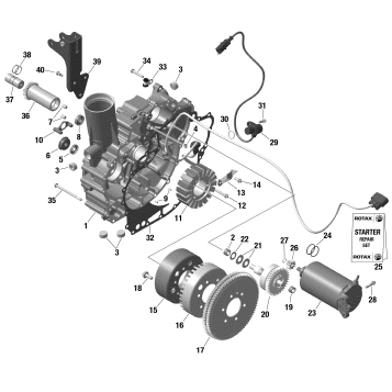 01- ROTAX - Magneto and Electric Starter