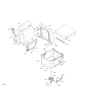 07- FURNITURE - Seat Corner Backrest (LH)